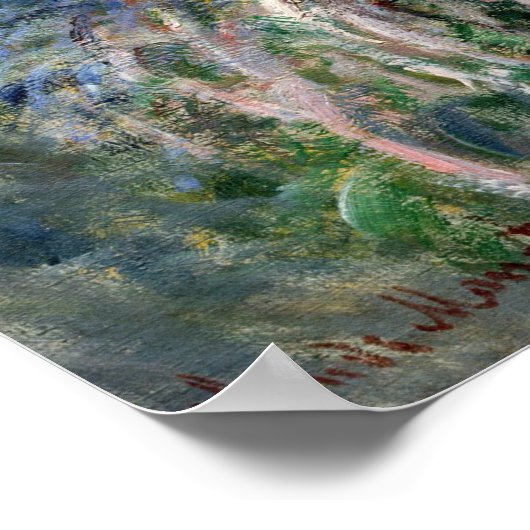 Claude Monet Palm Trees op Bordighera Poster (Hoek)