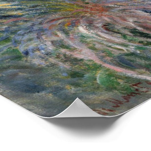 Claude Monet | Palmbomen op Bordighera Poster (Hoek)