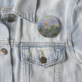 Claude Monet | Palmbomen op Bordighera Ronde Button 5,7 Cm (In situ)