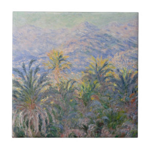 Claude Monet Palmbomen op Bordighera Tegeltje