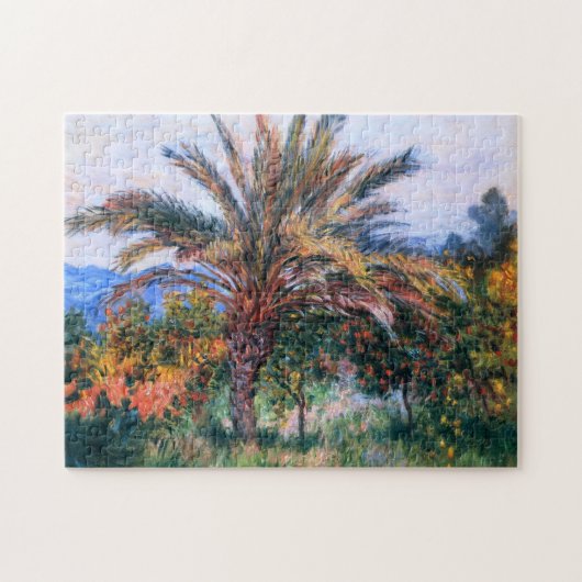 Claude Monet Palmboom op Bordighera Legpuzzel (Horizontaal)
