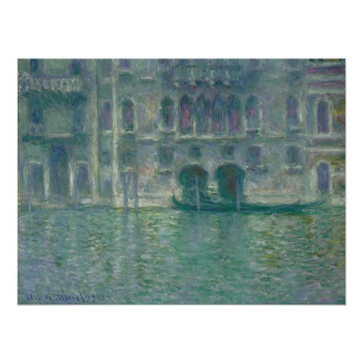 Claude Monet | Panoramisch Uitzicht Ile-de-France Poster (Voorkant)