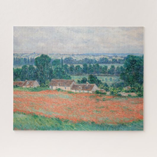 Claude Monet - Papaverveld, Giverny Legpuzzel (Horizontaal)