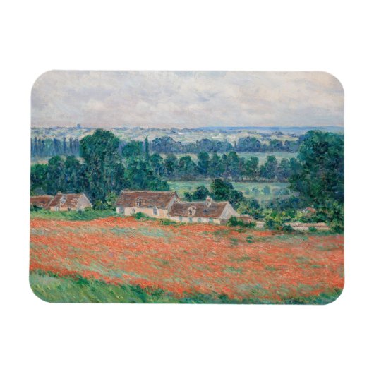 Claude Monet - Papaverveld, Giverny Magneet (Horizontaal)