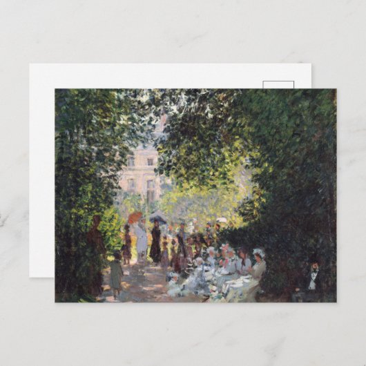 Claude Monet | Parc Monceau Briefkaart (Voorkant / Achterkant)