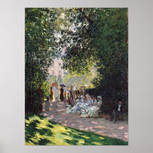 Claude Monet | Parc Monceau Poster (Voorkant)