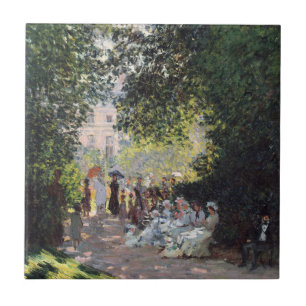 Claude Monet Parc Monceau Tegeltje