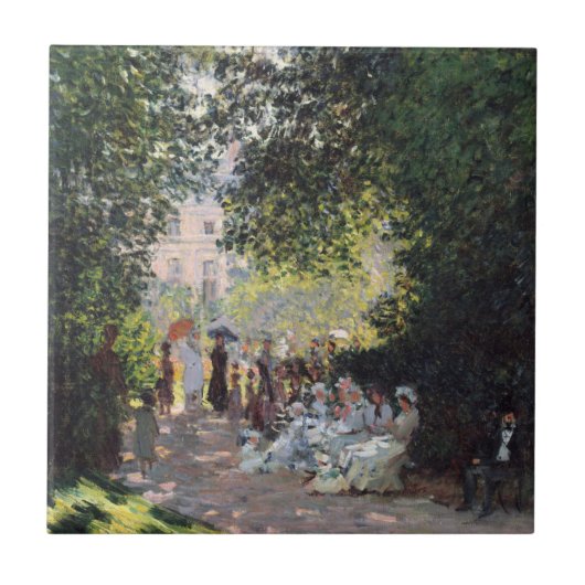 Claude Monet | Parc Monceau Tegeltje (Voorkant)