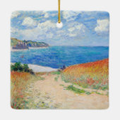 Claude Monet - Path in Wheat Fields at Pourville Keramisch Ornament (Achterkant)