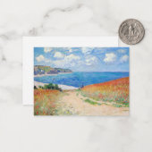 Claude Monet - Path in Wheat Fields at Pourville Notitiekaartje (Voorkant / Achterkant in situ)