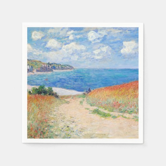 Claude Monet - Path in Wheat Fields at Pourville Servet (Voorkant)