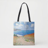 Claude Monet - Path in Wheat Fields at Pourville Tote Bag (Voorkant)