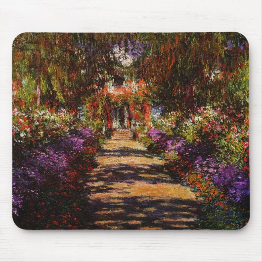 Claude Monet-Pathway in Monet's tuin in Giverny Muismat (Voorkant)