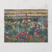 Claude Monet - Peony Garden Briefkaart (Voorkant)