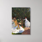 Claude Monet - Picknick Canvas Afdruk (Voorkant)