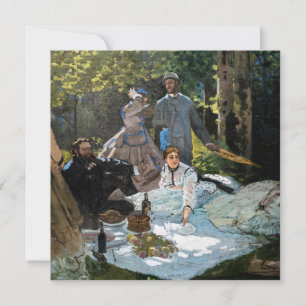 Claude Monet - Picknick op het gras, rechterpaneel Kaart