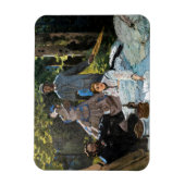 Claude Monet - Picknick op het gras, rechterpaneel Magneet (Verticaal)