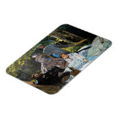 Claude Monet - Picknick op het gras, rechterpaneel Magneet (Linkerzijde)