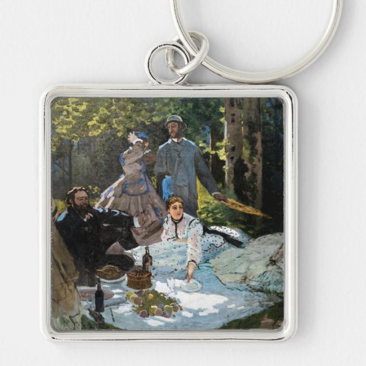 Claude Monet - Picknick op het gras, rechterpaneel Sleutelhanger (Voorkant)