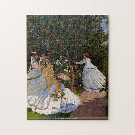 Claude Monet - Picnic Legpuzzel (Verticaal)