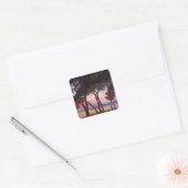 Claude Monet: Pines Vierkante Sticker (Envelop)