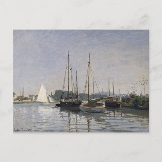 Claude Monet | Pleasure Boats, Argenteuil, c.1872- Briefkaart (Voorkant)