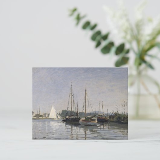 Claude Monet | Pleasure Boats, Argenteuil, c.1872- Briefkaart (Staand voorkant)