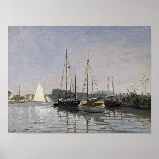 Claude Monet | Pleasure Boats, Argenteuil, c.1872- Poster (Voorkant)