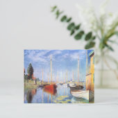 Claude Monet Pleasure Boats in Argenteuil Briefkaart (Staand voorkant)