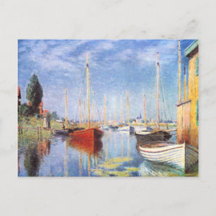Claude Monet Pleasure Boats in Argenteuil Briefkaart