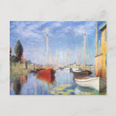 Claude Monet Pleasure Boats in Argenteuil Briefkaart (Voorkant)