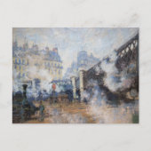 Claude Monet - Pont de l'Europe, Gare Saint-Lazare Briefkaart (Voorkant)