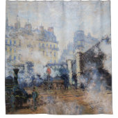 Claude Monet - Pont de l'Europe, Gare Saint-Lazare Douchegordijn (Voorkant)