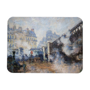 Claude Monet - Pont de l'Europe, Gare Saint-Lazare Magneet