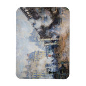 Claude Monet - Pont de l'Europe, Gare Saint-Lazare Magneet (Verticaal)