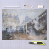 Claude Monet - Pont de l'Europe, Gare Saint-Lazare Tissuepapier (Craft)