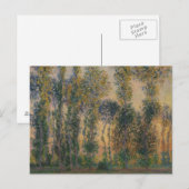 Claude Monet - Poplars at Giverny, Sunrise Briefkaart (Voorkant / Achterkant)