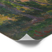 Claude Monet - Poplars at Giverny, Sunrise Poster (Hoek)