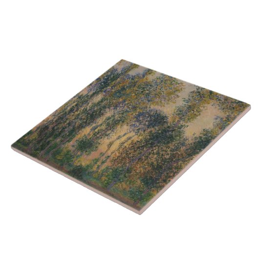 Claude Monet - Poplars at Giverny, Sunrise Tegeltje (Zijkant)