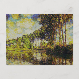 Claude Monet - Poplars on the Epte Briefkaart