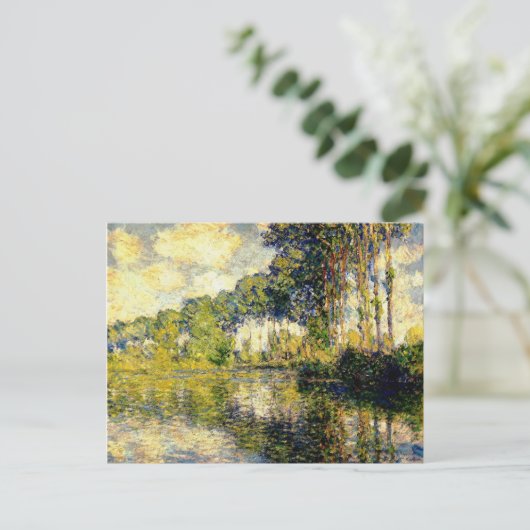 Claude Monet - Poplars on the Epte Briefkaart (Staand voorkant)