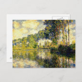 Claude Monet - Poplars on the Epte Briefkaart (Voorkant / Achterkant)