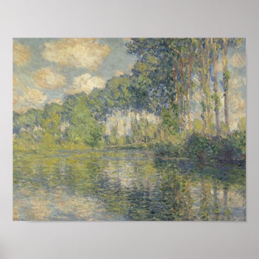 Claude Monet - Poplars on the Epte Poster (Voorkant)