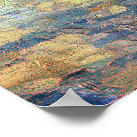 Claude Monet - Poplars on the Epte Poster (Hoek)