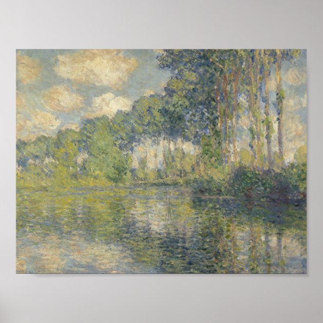 Poster/Tableau Claude Monet – Peupliers, Reproduction Sur Toile Ou Papier