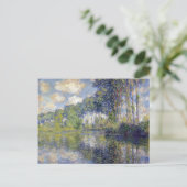 Claude Monet Poplars over de epte Briefkaart (Staand voorkant)