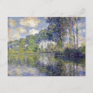 Claude Monet Poplars over de epte Briefkaart