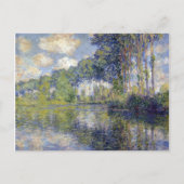 Claude Monet Poplars over de epte Briefkaart (Voorkant)