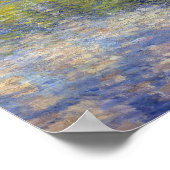 Claude Monet Poplars over de epte Poster (Hoek)