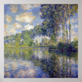 Claude Monet Poplars over de epte Poster (Voorkant)